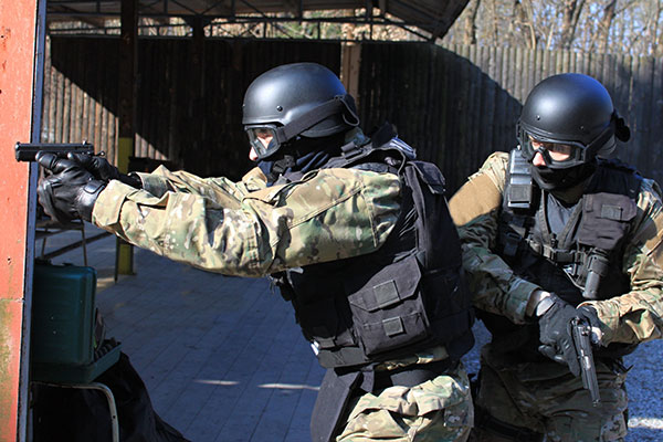 Tactical Unit in training