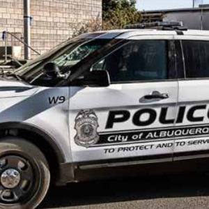 Tactical unit next to a police unit