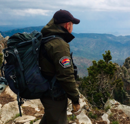 Officer at Sandia Peak
